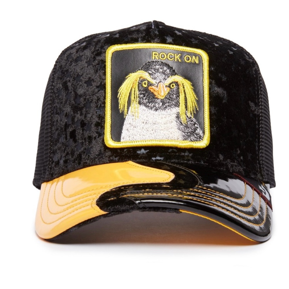 NWT GOORIN BROS FARM TRUCKER HAT SOLD OUT FRIDAY DROP, “ROCK HOPERA”